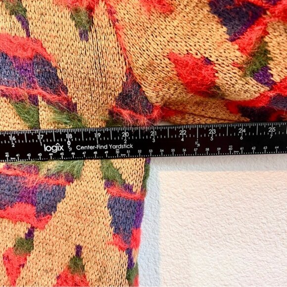 BDG Urban Outfitters Southwest Aztec Knit Cardigan Sweater M Boho Retro Grunge - Picture 7 of 10